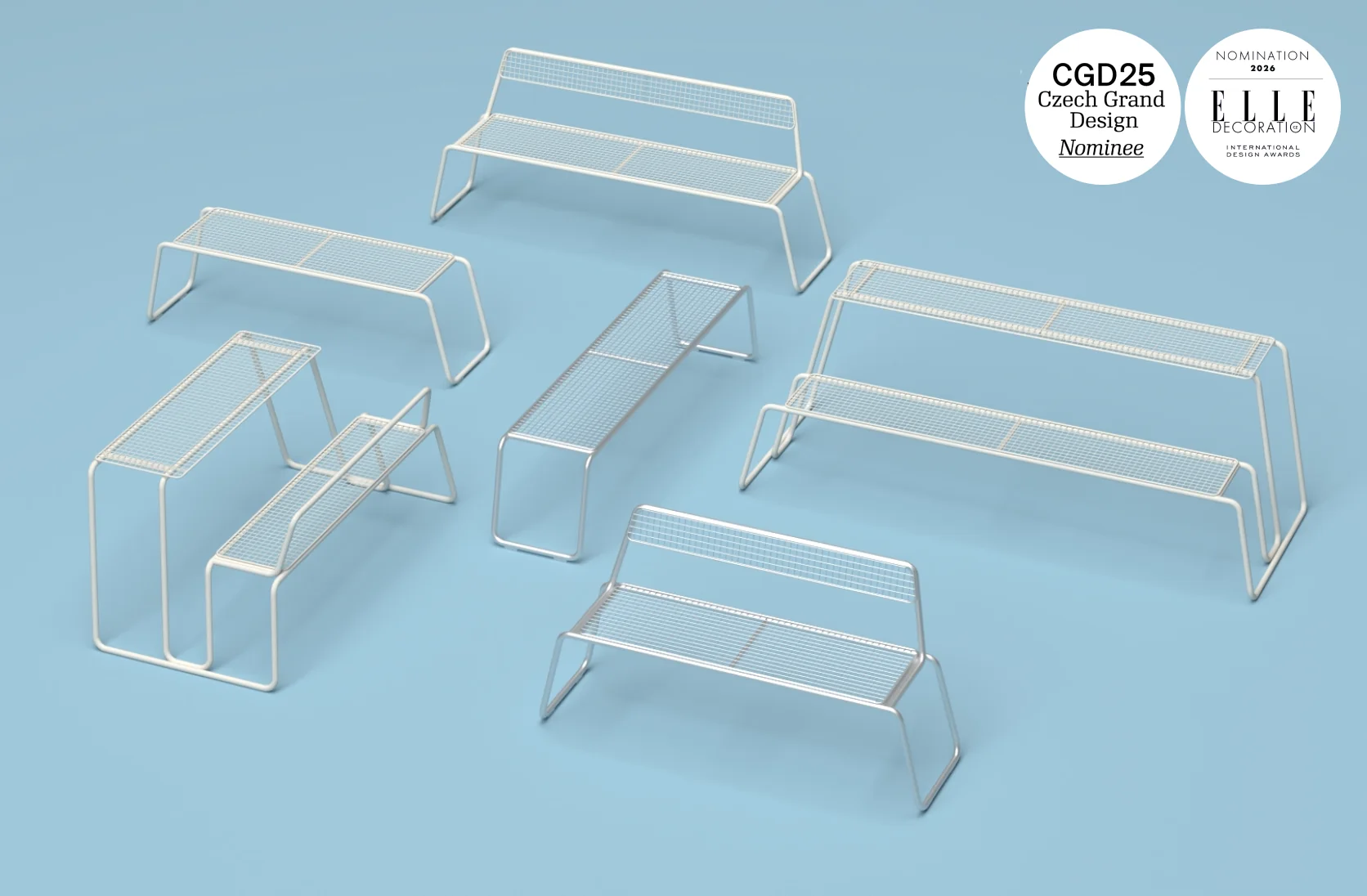 product line lavic a laviček Line Solo, nomination Czech Grand Design a EDIDA, produktový design ing. arch. Pavla Tylichová