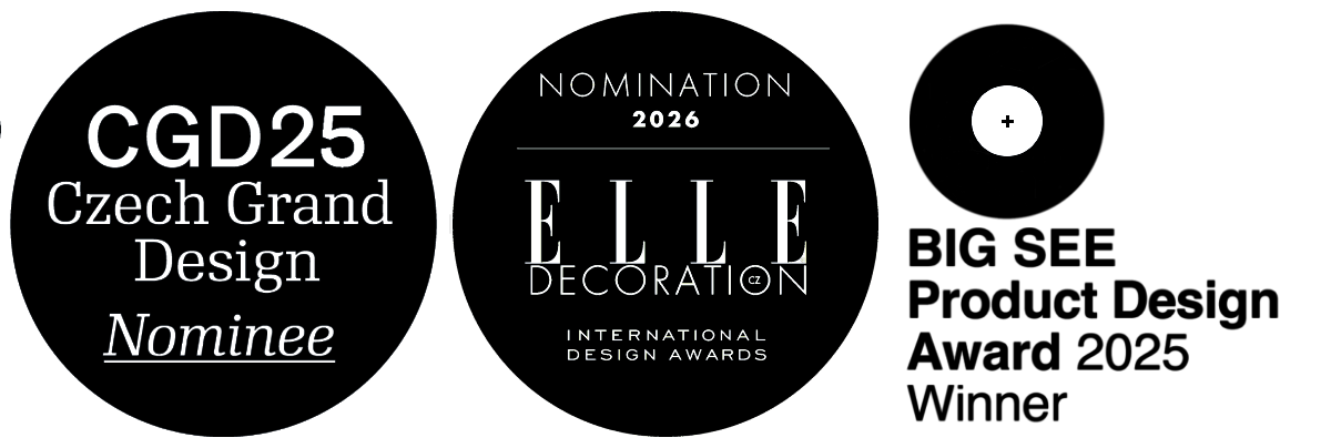 ocenění nomination ELLE decoration EDIDA 2026 a Czech Grand Design 2025