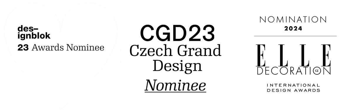 ocenění Designblok, Czech Grand Design a ELLE Decoration EDIDA